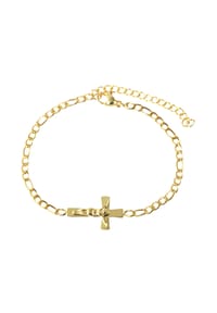 Adelia's Cross Collection - Armband – Kreuz aus Edelstahl 21 cm - gold