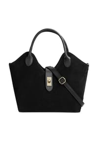 forty° - Shopper BELTRAVA - M Echt Leder, Made In Italy - dunkelbraun