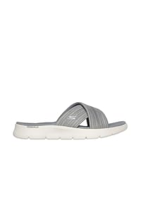 SKECHERS® - Go Walk Flex Sandal Impressed Pantoletten, Label, für Damen - GRAU