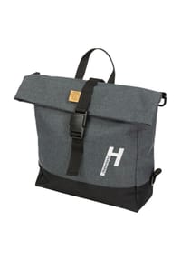 Haberland - Rucksack-Lenkertasche  "Keep Rollin", anthrazit - anthrazit