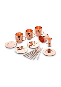ECHTWERK® - Kupferbecher-Set 13-tlg - Braun