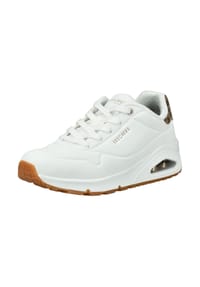 SKECHERS® - Lederimitat Sneaker - Weiß