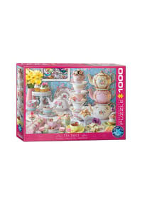 eurographics - Puzzle Teezeit, Teegeschirr, 1000 Teile, 68 x 48 cm - 