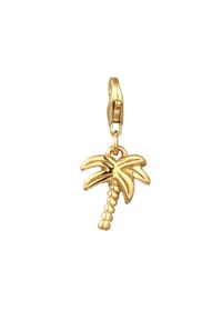 elli. - Charm Palme 925 Sterling Silber - Gold