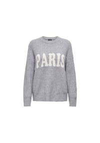 ONLY® - Pullover Jerico, Rippbündchen, für Damen - 179076001 GREY