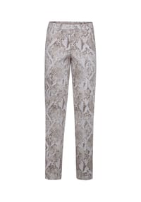 Alba Moda - Hose mit Schlangenprint - grau