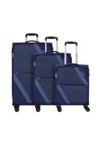 AMERICAN TOURISTER Star Max - Star Max 4 Rollen Kofferset 3-teilig mit Dehnfalte - black-grey