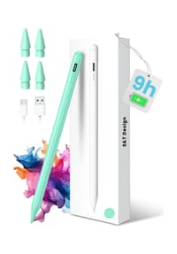 S&T DESIGN - Stylus Stift für iPad mit Ersatzspitzen grün - 