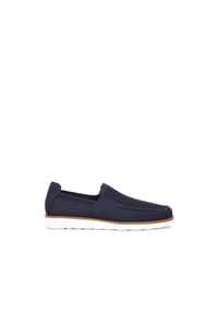 Kazar - Marineblaue Schlupfschuhe aus Stretchmaterial - Dunkelblau