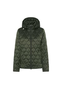 olsen - Jacke mit Steppstruktur und abnehmbarer Kapuze - Olive Green