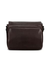 JOST LONDON - Messenger Bag, Leder, Laptopfach - BRAUN