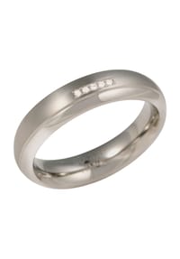 BOCCIA® Damen Ring, Titan mit 5 Diamanten, zus. ca. 0,025 Karat Bild 1