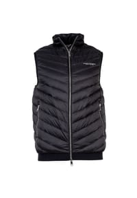 ARMANI EXCHANGE - Herren Daunenweste - Steppweste, Zipper, ärmellos, uni - Dunkelblau