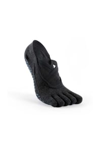 MUNADUNA - Yoga-Zehensocken mit Doppelkreuz Zehensocken,Anti-Rutsch,Elastisch - Dunkelgrau (Typ A)