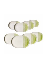 Ritzenhoff & Breker Servierplatten Trio 8er Set - TRIO - blau