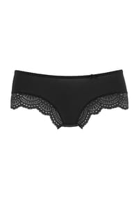LASCANA - Panty, Zierschleife, einfarbig, für Damen - BLACK