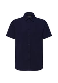 STREET ONE MEN - Freizeithemd, Regular Fit, Kurzarm, Kent, für Herren - 16508 DARK BLUE