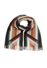 collezione alessandro® - Winterschal Farbstreifen in modischen Farben, Made in Italy - multi