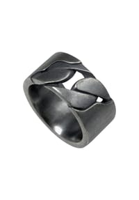 caї - Ring 925/- Sterling Silber ohne Stein - weiß