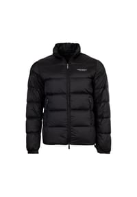 ARMANI EXCHANGE - Herren Daunenjacke - Steppjacke mit Stehkragen, Reißverschluss, Echte Daunen, Warm Gefüttert - Schwarz