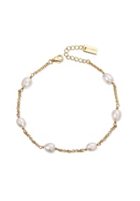 AILORIA - Armband gold/weiße Perle SHIZUKA - weiß