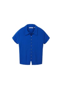DENIM TOM TAILOR - Halbarmbluse - bright mango orange