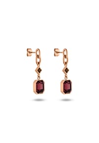 s.Oliver - Ohrringe Signature Stone - roségold