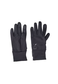 maximo® - KIDS-Fingerhandschuhe Touchscreen, Softshell, Reflexdruck - schwarz