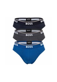 BOSS - Slip, 3er-Pack, Baumwolle, für Herren - 001 BLACK
