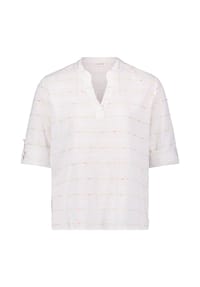 CARTOON - Casual-Bluse mit Lurexfaden - White/Orange