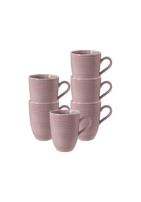 Seltmann Weiden Kaffeebecher Beat Color Glaze 350 ml 6er Set - BEAT - beige