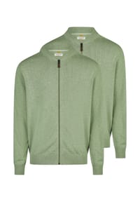 Redmond - Strickjacke 2er Pack Basic - Dunkelgrau