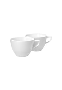 JOOP! Tassen-Set "Single Cornflower", 2er-Set - SINGLE CORNFLOWER - WEIß