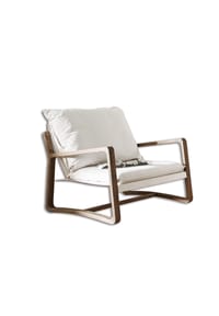 LOBERON - Sessel Jowna creme/braun - creme/braun