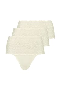 Nina von C. - Taillen Slip 3er Pack Millefleurs - Champagner