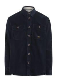 GLOBETROTTER - Overshirt, Cord, Brusttaschen, für Herren - 1 NAVY