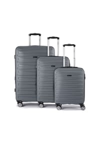benzi 5493 - 5493 4 Rollen Kofferset 3-teilig mit Dehnfalte - grau