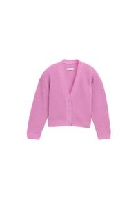 TOM TAILOR - Strickjacke, V-Ausschnitt, für Kinder - 38339 FLASHY MAUVE