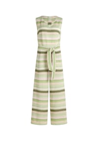 CARTOON - Jumpsuit mit Bindegürtel - Green/Rosé