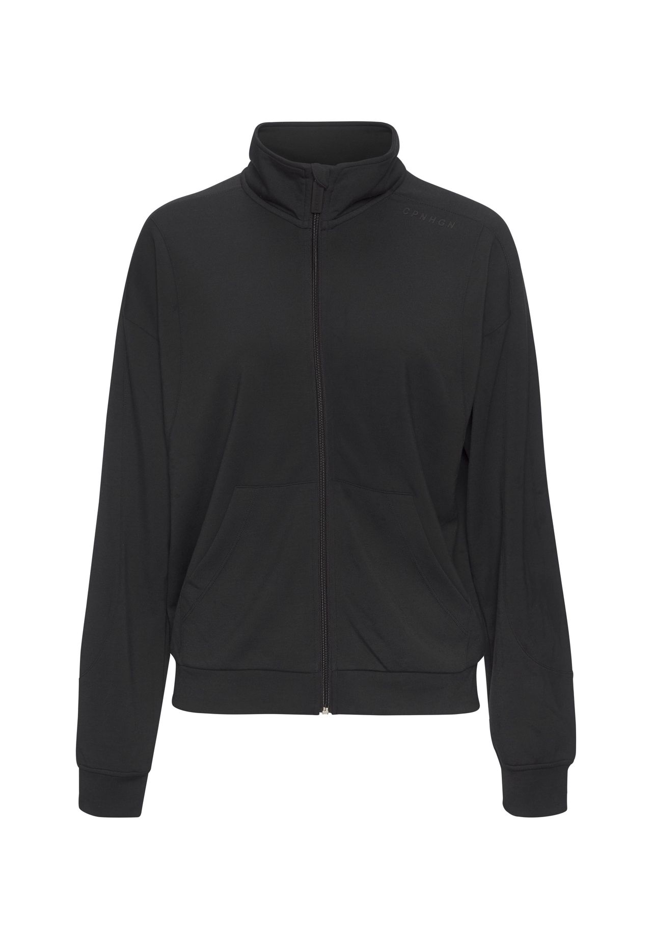 Copenhagen Studios Loungewear-Oberteil, Stehkragen, FüR Damen, Schwarz, 32/34
