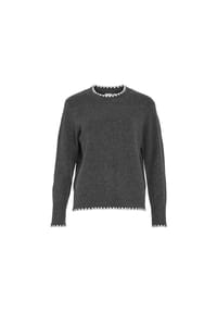 VILA - Pullover - Dark Grey Melange