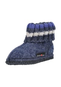 HAFLINGER - Wolle Stiefelette HÜTTENSCHUH PAUL - Graphit