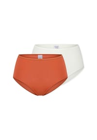 SCHIESSER - Midislip Modal Essentials - terracotta, creme