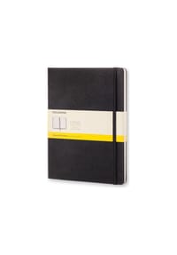 MOLESKINE® - Notizbuch "Classic XL", kariert, Hardcover - SCHWARZ