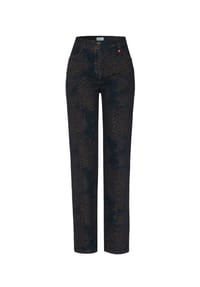 Relaxed - Straight-Jeans Meine beste Freundin - Dunkelbraun | 079