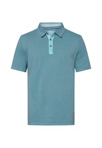 GLOBETROTTER - Poloshirt, Baumwolle, für Herren - 1 L.BLUE / NAVY