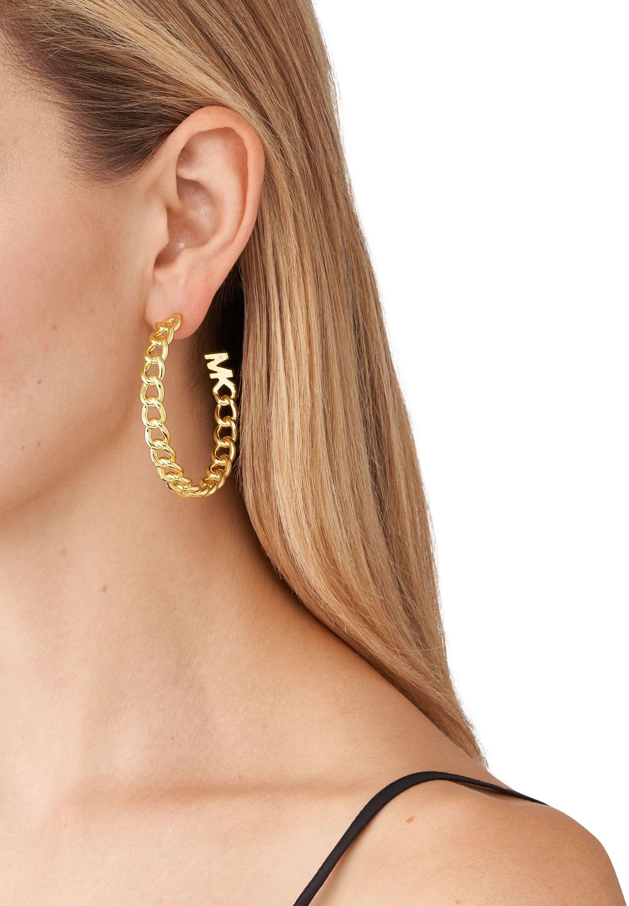 MICHAEL KORS METALLIC MUSE Damen Creolen 