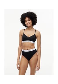 TOMMY HILFIGER - Bralette Signature Micro, breite Träger, für Damen - BDS BLACK