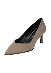 PETER KAISER - Veloursleder Pumps - Taupe