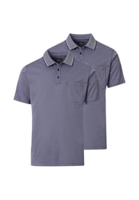 CASAMODA - Poloshirt 2er Pack Basic - Blau
